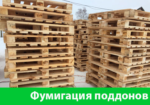 Фумигация поддонов в городе Астрахань